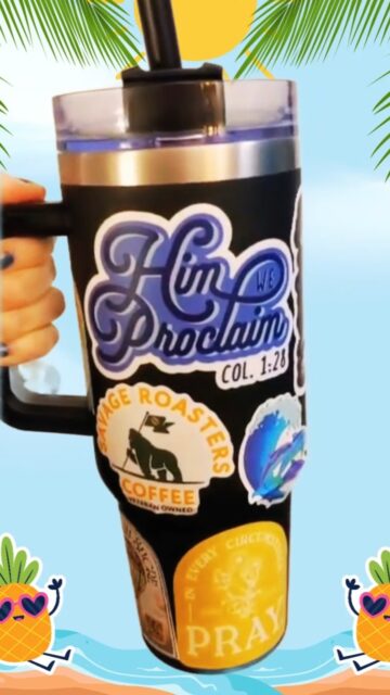 Does your cup need help with its sticker game? We got you!!